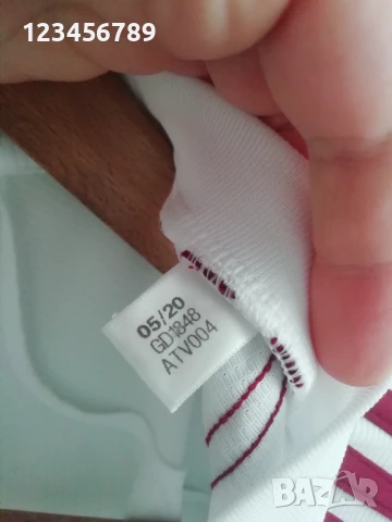Бордо нова оригинална тениска фланелка Adidas 2XL Girondins de Bordeaux XXL , снимка 9 - Тениски - 50869739