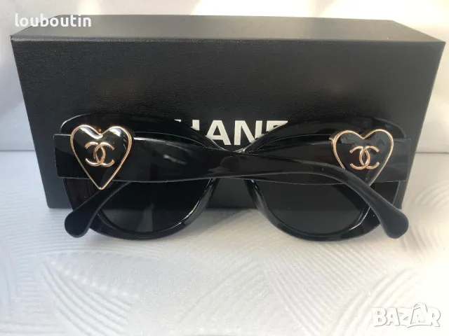 CH дамски слънчеви очила черни , снимка 17 - Слънчеви и диоптрични очила - 48002716