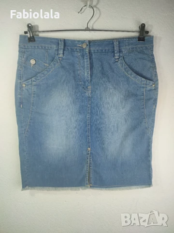 Xandres jeans skirt L, снимка 13 - Поли - 50822253