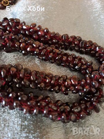 Старинен комплект от натурални гранати, снимка 2 - Антикварни и старинни предмети - 40577318