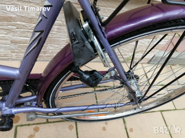 Дамски лилав велосипед 28" Внос Германия , снимка 8 - Велосипеди - 54037985