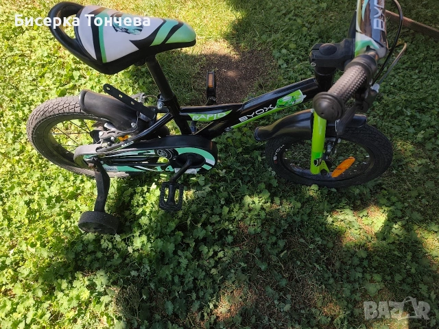 Детски велосипед 14 цола, снимка 2 - Детски велосипеди, триколки и коли - 54319392