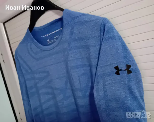 Оригинална спортна фланелка Under Armour UA Threadborne, снимка 5 - Спортни дрехи, екипи - 49601687