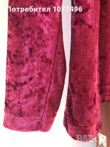 Плюшено Поло, Дамско Поло р-р М отличен подарък Нова Блуза, снимка 4 - Блузи с дълъг ръкав и пуловери - 31048327