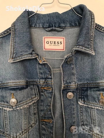 Дънково яке Guess S - ново, снимка 2 - Якета - 51746322