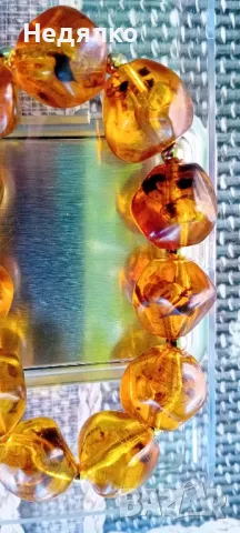 Стара гривна от кехлибар,колие,игла,автентични, снимка 6 - Антикварни и старинни предмети - 47461611