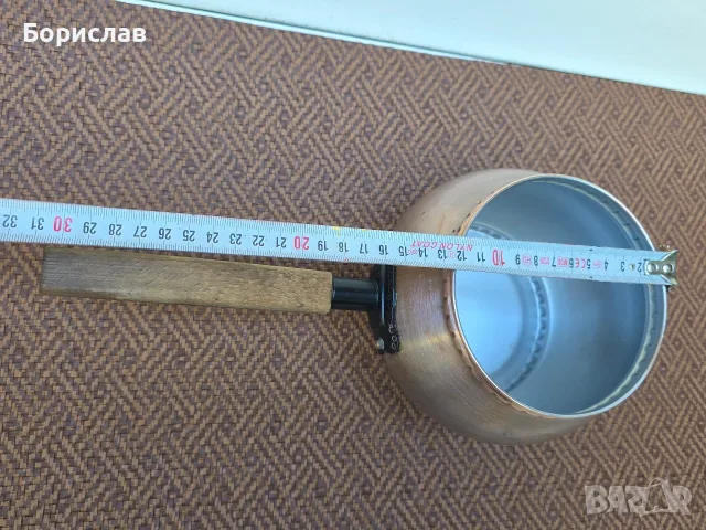 Медна касерола - 3 л., снимка 4 - Съдове за готвене - 56378197