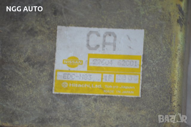 Компютър двигател ECU NISSAN 22604 62C01, EDC-N83, CA, Nissan Sunny, снимка 3 - Части - 39760769