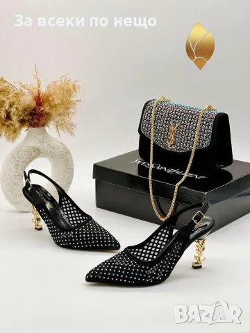 Yves Saint Laurent Дамски Сандали На Ток - Различни Цветове Код SEM-292, снимка 5 - Сандали - 55782931