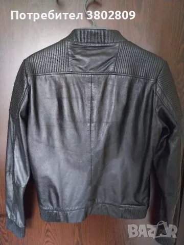 Кожено яке, Mango , 100% овча кожа, снимка 4 - Якета - 49711374