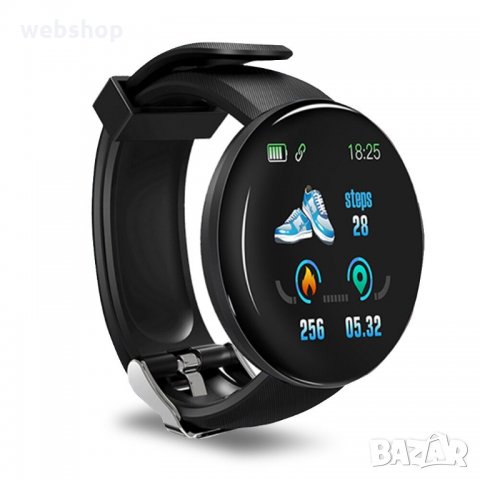 Смарт часовник , Bluetooth, 1.3" TFT дисплей, до 10 метра обхват, Sport режим, снимка 1 - Смарт часовници - 34104755