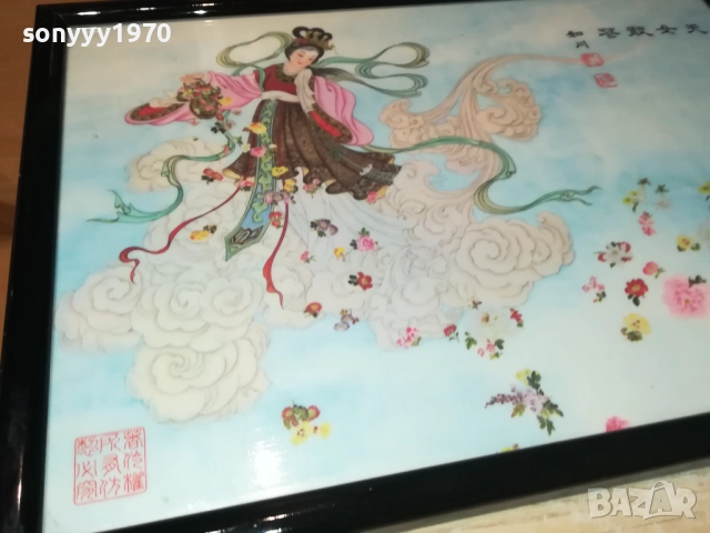 JAPAN-СКА КАРТИНА СТЪКЛО И РАМКА 2709251919, снимка 5 - Картини - 51859595