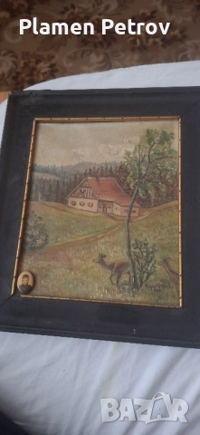 Картини маслени бои и акварел , снимка 15 - Антикварни и старинни предмети - 33037372