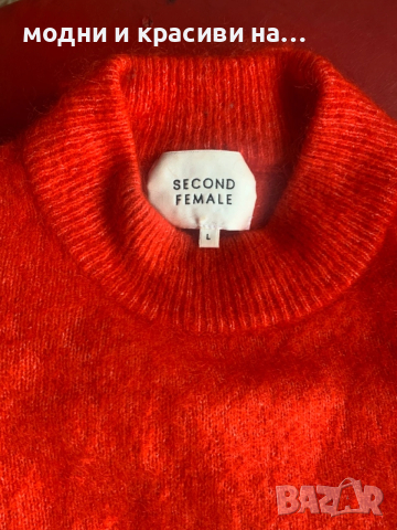 Дамски пуловер Second Female, размер М/L, снимка 6 - Блузи с дълъг ръкав и пуловери - 53172216