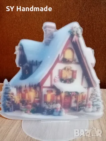 Диамантена коледна къща - 2, снимка 3 - Декорация за дома - 47820710