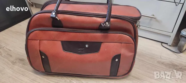 Кожена чанта за багаж Mont Blanc 