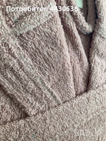 Халат с качулка – 100% памук, снимка 2 - Хавлиени кърпи - 53315208