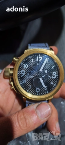 U - boat 7750 chronograph automatic mechanical watch Ю - боат Автомат хронограф механичен часовник, снимка 16 - Други - 52937970