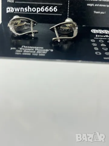 Сребърни обеци 925, снимка 4 - Обеци - 47790005