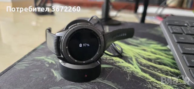 *ОТЛИЧЕН* Смарт Часовник Samsung Galaxy Watch (DC38, SM-R810), зарядно, снимка 7 - Смарт часовници - 56096238