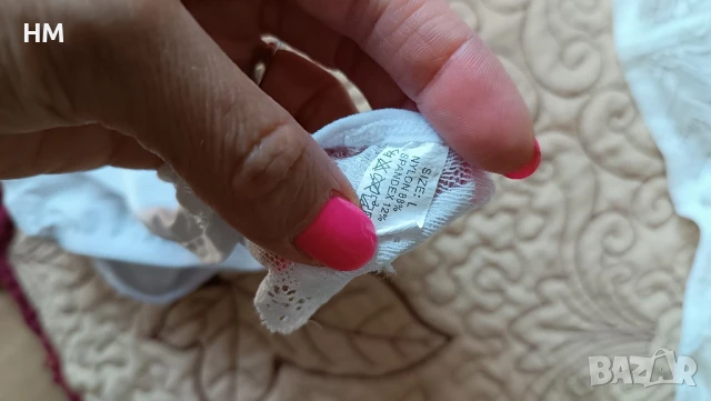 Дамско бельо комплект в бяло, снимка 4 - Бельо - 50648892