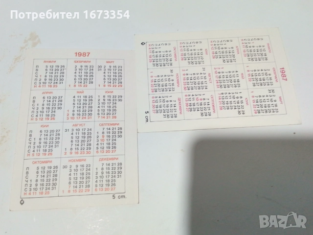 Колекционерски картички+колекционерски календарчета, снимка 17 - Колекции - 22042911