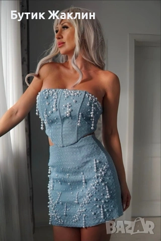 Дамски дънков комплект , снимка 2 - Комплекти - 54308064