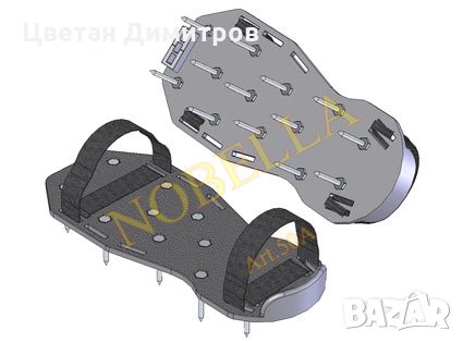 Стъпки, гладки, чифт за ходене по пресен бетон и замаска, снимка 2 - Други инструменти - 32129553