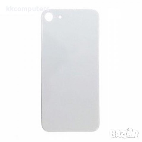 Капак батерия / Задно стъкло (BIG HOLE) за iPhone SE2020 4.7 / Бял Баркод : 482993, снимка 1
