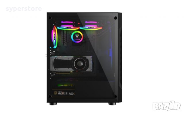 Кутия за компютър Gamdias Argus E2 Черна ATX Middle Tower, снимка 4 - Други - 33797058