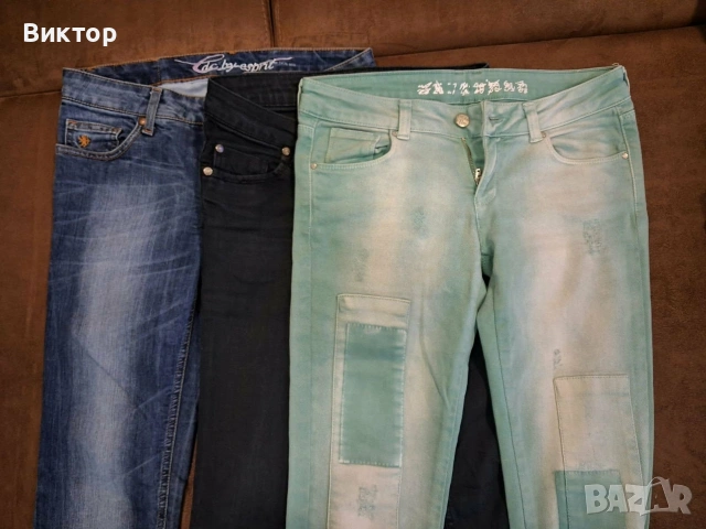 Дамски дънки 3 бр S размер за 7€