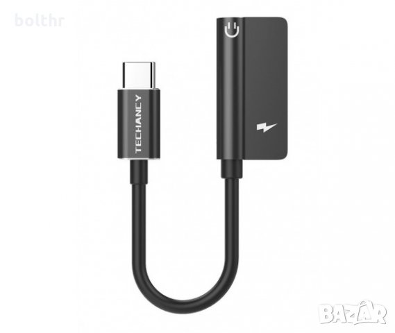 Преходник USB Type C към 3.5 мм Techancy TV3742, снимка 1