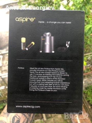 Електронно наргиле/Чашка за наргиле Aspire Proteus, снимка 3 - Други - 40828170