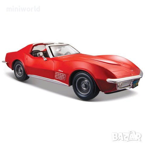 Corvette Stingray 1970 - мащаб 1:24 на Maisto моделът е нов в кутия, снимка 1 - Колекции - 42703124