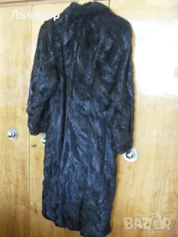 Продавам кожено палто с естествен косъм, снимка 4 - Палта, манта - 49242374