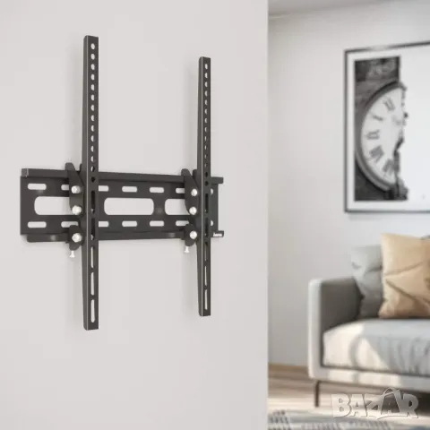 Стенна стойка за TV HAMA 108716, Регулируема, 32"-56", 30 кг, Черна, снимка 2 - Стойки, 3D очила, аксесоари - 47890474
