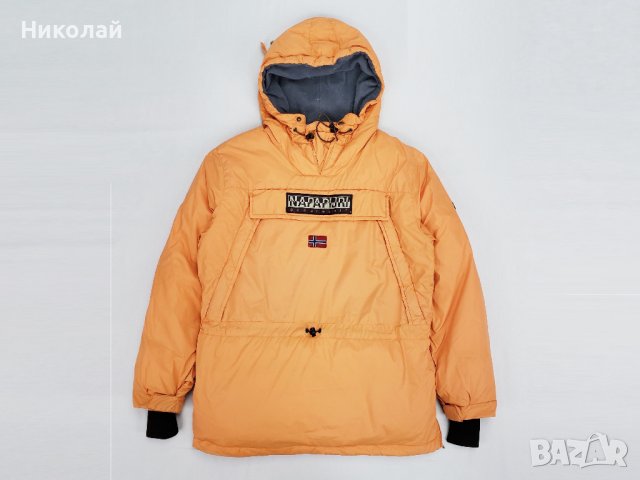 Napapijri Skidoo Orange Оригинално Пухено Яке Анорак Пух 14г-15г