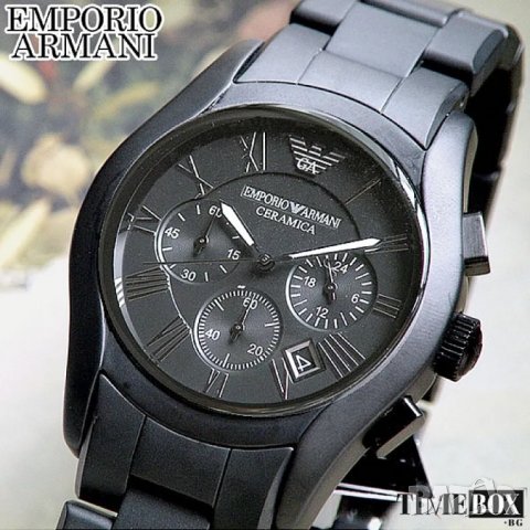 Emporio Armani AR1457 Ceramica Chronograph. Нов мъжки часовник, снимка 1 - Мъжки - 38780103