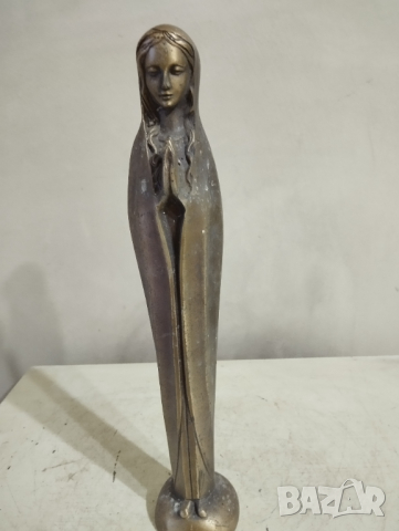 Стара статуетка -Дева Мария, снимка 2 - Други ценни предмети - 44715843