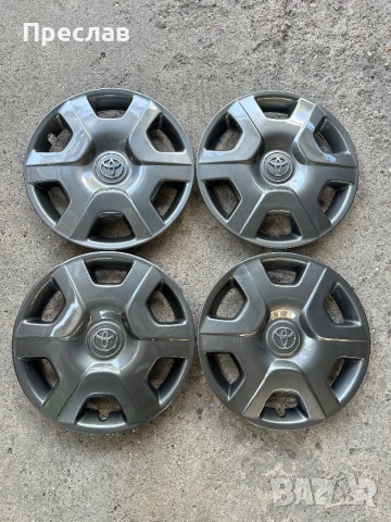 4 броя оригинални тасове за Toyota Yaris 14