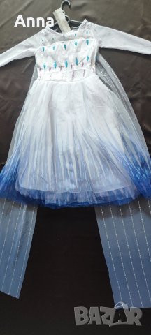 Рокля на Елза от Фроузън-Замръзналото кралство от 3 до 7 г размери , снимка 8 - Детски рокли и поли - 44808181