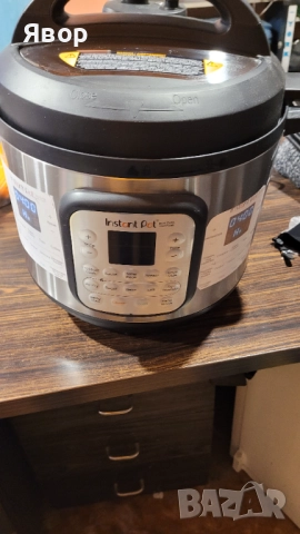 Instant Pot DUO CRISP + AIR FRYER комбиниран уред, херметичен мултикукър с еър фрайър- чисто нов- 8 , снимка 4 - Мултикукъри - 52647358