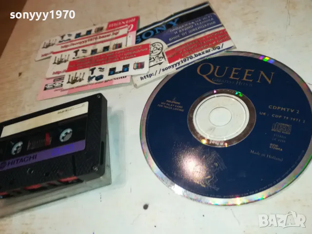 QUEEN-ЗАПИС ОТ ЦД НА КАСЕТА HITACHI 1011241752, снимка 11 - Аудио касети - 47915963