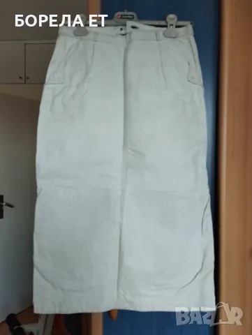 Панталон и пола от естествена кожа