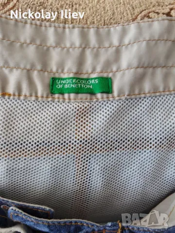 Къси дънки на Benetton, снимка 2 - Дънки - 47737524