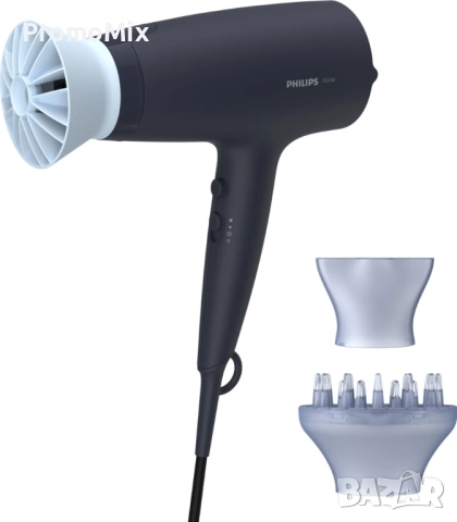 Сешоар Philips 3000 BHD36020 2100W ThermoProtect Ionic Йонизация, снимка 9 - Сешоари - 52434004