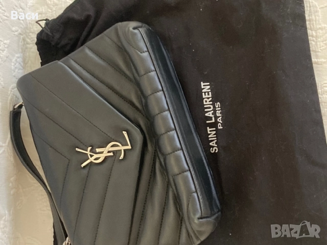 Yves Saint Laurent YSL чанта естествена кожа, снимка 10 - Чанти - 51633728