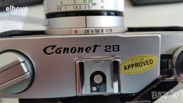 Фотоапарат Canon Canonet 28, снимка 5 - Фотоапарати - 38468250