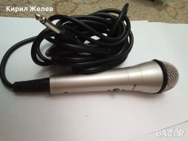 Жичен динамичен ръчен микрофон 18608, снимка 2 - Микрофони - 56453405
