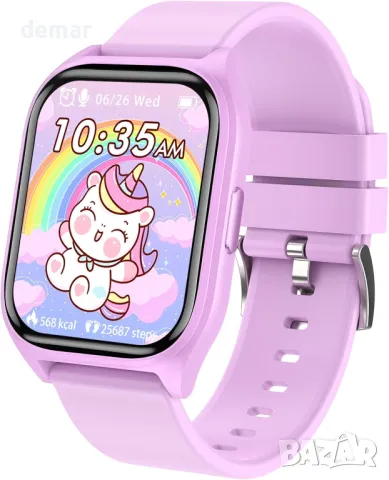 LITEYPP Детски смарт часовник с 14 пъзел игри, 20+ спортни режима, HD камера със сензорен екран, 4+г, снимка 1